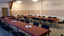 Dorfgemeinschaftshaus nach der Sanierung Dorfgemeinschaftshaus nach der Sanierung